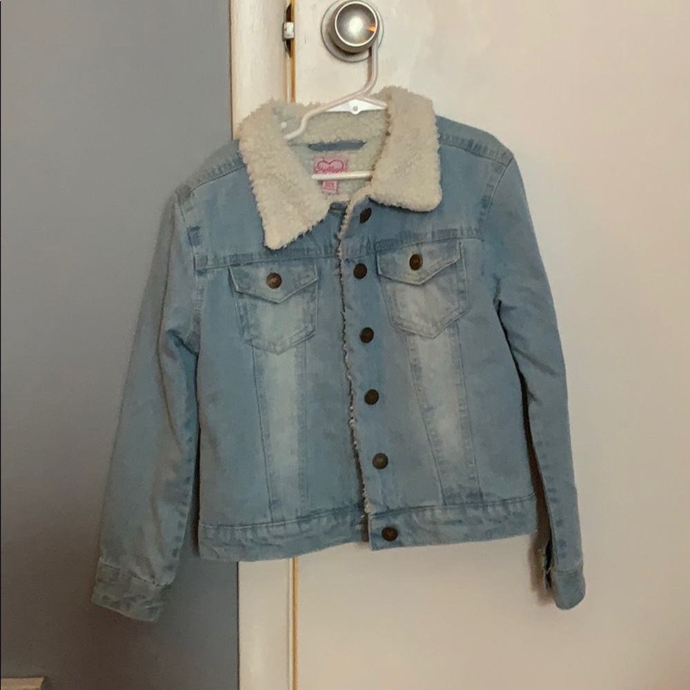 CHILLIPOP SHERPA JEAN JACKET BRAND NEW